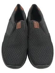 Vorschaubild 2 von Herren Slipper Schwarz Gr. 43 Mesh Slip-On Komfort Casual