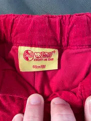 Vorschaubild 2 von Cordhose Baby Rot Gr. 68 Baumwolle Kinderhose