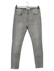 Vorschaubild 1 von Herren Jeans Slim Fit Hose Grau W34 L30 Baumwolle