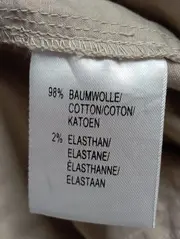 Vorschaubild 4 von W.O.B World of Basics Damen Leichte Jacke Blazer Gr. 52 Beige Baumwolle