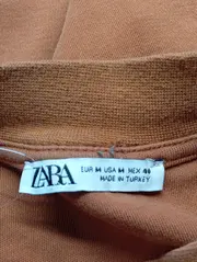 Vorschaubild 3 von Sweatshirt Damen Gr. 40/M Orange Basic Uni Sweatshirt Casual