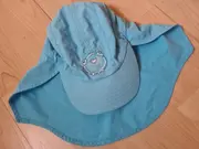Vorschaubild 3 von Kinder Kappe Nackenschutz Gr. 80 Blau Casual Polyester Sonnenhut