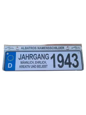 ALBATROS Blechschild