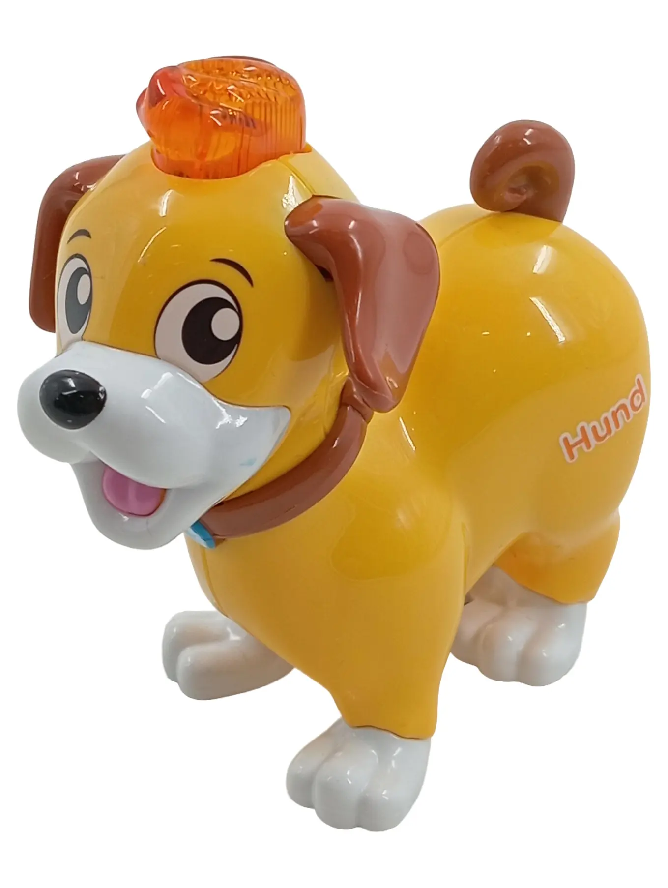 VTECH Tip Tap Baby Tiere Hund elektrisches Kinderspielzeug Gelb 10cm