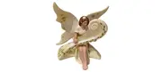 Vorschaubild 1 von Fee mit Harfe Spielfigur beige Kinder Fantasy 9cm