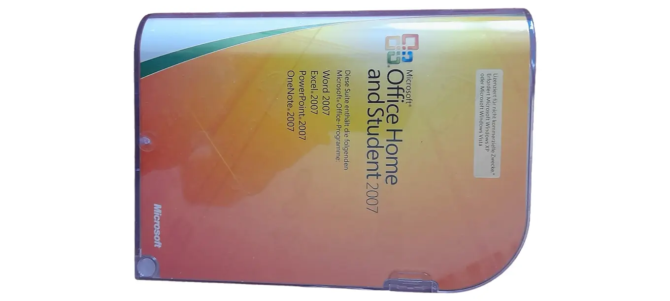 MICROSOFT Office Home Student 2007 PC Software Word Excel PowerPoint OneNote