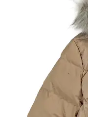 Vorschaubild 2 von Damen Steppjacke Winterjacke Kapuze Beige Gr. L