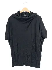 Vorschaubild 1 von Damen Rollkragenpullover Schwarz Gr. 36/S Kurzarm Viskose