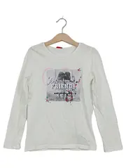 Vorschaubild 1 von Mädchen Langarmshirt Forever Friends Print Gr. 128/134 Weiß