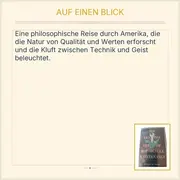 Vorschaubild 2 von Zen and the Art of Motorcycle Maintenance Pirsig Hardcover Philosophie