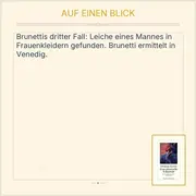 Vorschaubild 2 von Donna Leon Venezianische Scharade Kriminalroman Commissario Brunetti