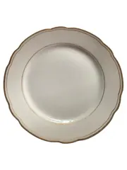 Vorschaubild 1 von Platzteller Wunsiedel Porzellan Weiß Goldrand Klassisch 24cm