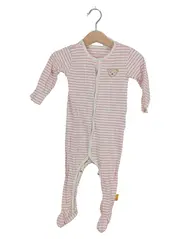 Vorschaubild 1 von Baby Body Gr. 74 gestreift mehrfarbig Baumwolle Teddy Applikation