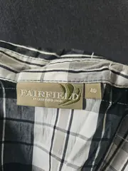 Vorschaubild 4 von Damen Freizeithemd Gr. 40/L Kariert Schwarz Weiß Grau Casual