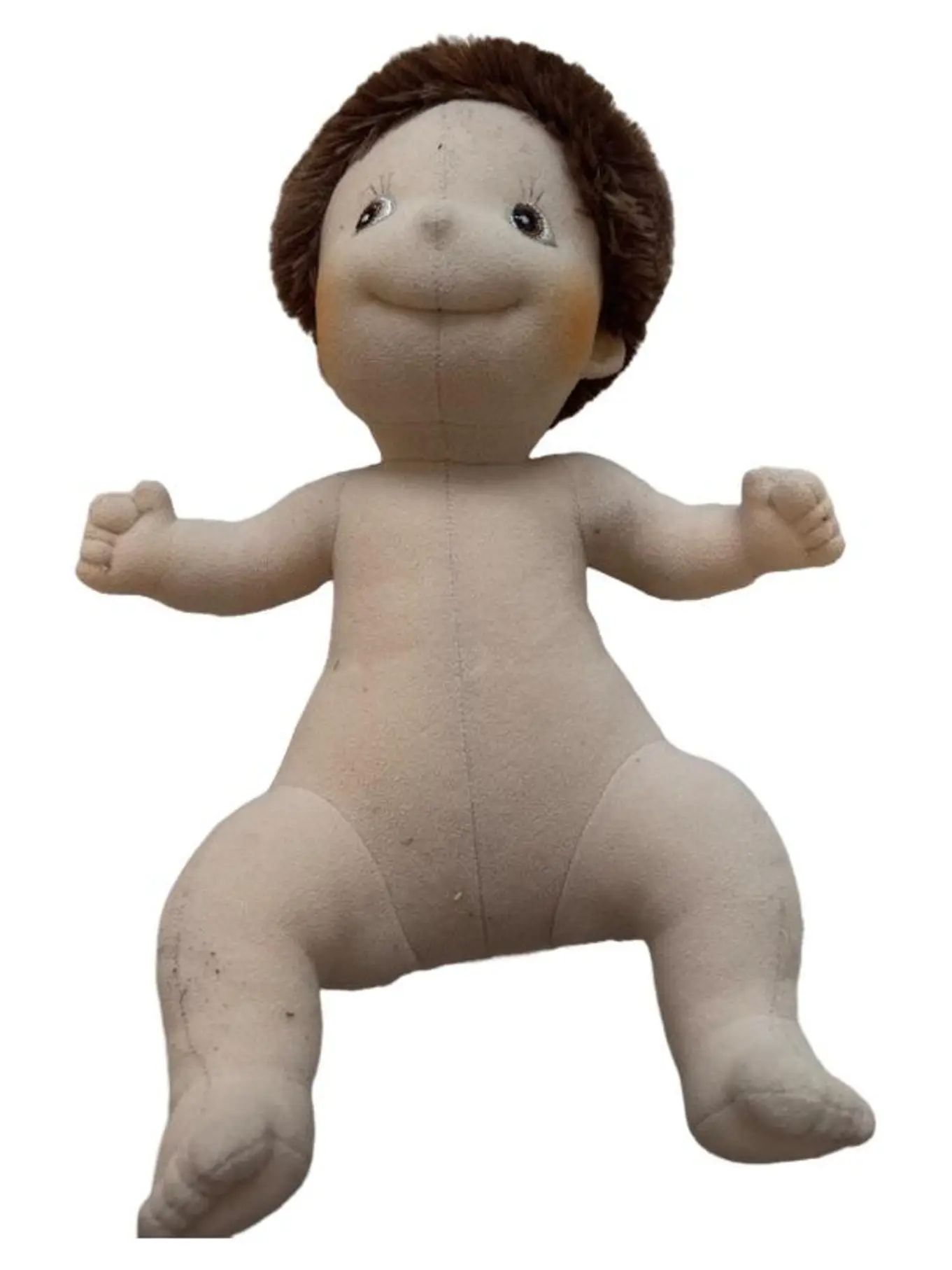 RUBENS BARN Babypuppe Stoffpuppe Beige Charmant Baumwolle Kuschelpuppe