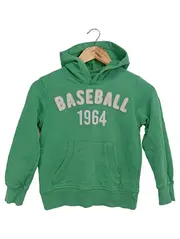 Vorschaubild 1 von Kinder Kapuzenpullover Gr. 134 Grün Baseball Print