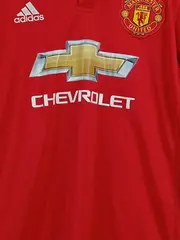 Vorschaubild 5 von Manchester United Fußball Trikot Herren M Rot Chevrolet Sponsor