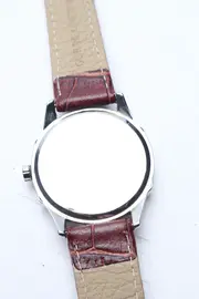 Vorschaubild 3 von Damen Armbanduhr Braun Leder Edelstahl Elegant Sportlich Uhr