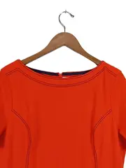 Vorschaubild 2 von Damen Businesskleid Rot Gr. ELF Kurzarm Elegant