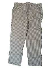 Vorschaubild 3 von Stoffhose Damen Gr. 42 Grau Weiß Gestreift Casual