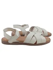 Vorschaubild 1 von Mädchen Sandalen Gr. 32 Beige Kreuzriemen Casual Sommerschuhe