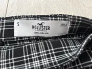 Vorschaubild 2 von Wickelrock Damen Gr. S Kariert Schwarz Weiß Ultra High-Rise Mini