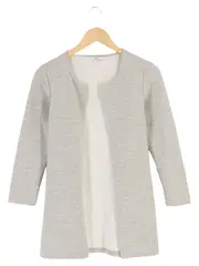 Vorschaubild 1 von Damen Strickjacke Grau Gr. 36/S Cardigan Casual Streetwear