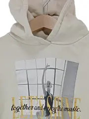 Vorschaubild 3 von Mädchen Kapuzenpullover Gr. 116 Beige Ballerina Print Hoodie