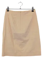 Vorschaubild 2 von Bleistiftrock Damen Gr. 34/XS Beige Elegant Business Midirock