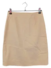 Vorschaubild 1 von Bleistiftrock Damen Gr. 34/XS Beige Elegant Business Midirock