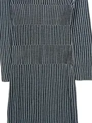 Vorschaubild 4 von Damen Strickkleid mit Streifen Gr. 36/S
