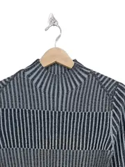 Vorschaubild 3 von Damen Strickkleid mit Streifen Gr. 36/S
