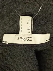 Vorschaubild 3 von Damen Freizeitkleid Gr. 36/S Schwarz Klassisch Elegant Strukturmuster