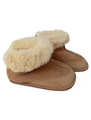 Vorschaubild 1 von Kinder Outdoorschuhe Baby Booties Gr. 22 Braun Fellbesatz Klassisch Komfortabel