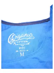 Vorschaubild 4 von Damen Tanktop Gr. M Blau Bio-Baumwolle Basic Top