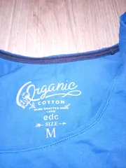 Vorschaubild 5 von Damen Tanktop Gr. M Blau Bio-Baumwolle Basic Top