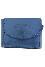 Vorschaubild 1 von Roberto Valli Karten Etui Herren Leder Blau Elegant Klassisch Minimalistisch