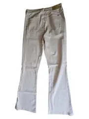 Vorschaubild 2 von 3301 High Flare Damen Jeans Hose W31 Gr 40 Beige Baumwolle Casual