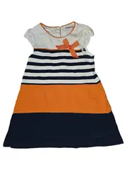 Vorschaubild 1 von Piccolo® Mädchen Sommerkleid Gr. 98 Maritim Gestreift Schleife