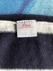 Vorschaubild 4 von Damen Sommerkleid gestreift Rüschen Blau Gr. 42/XL Freizeit