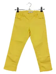 Vorschaubild 1 von Mädchen Capri Jeans Hose 3/4 Länge Gelb Gr. 146 Sommer Farbenfroh