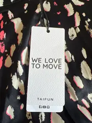 Vorschaubild 3 von Taifun Damen Stoffhose Gr. 42 XL Mehrfarbig Viskose Modern Muster