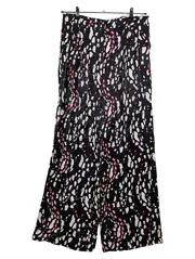 Vorschaubild 1 von Taifun Damen Stoffhose Gr. 42 XL Mehrfarbig Viskose Modern Muster