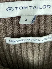 Vorschaubild 7 von Damen Pullover 36/S Oliv Rippstrick Reißverschluss