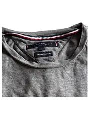 Vorschaubild 6 von Herren T-Shirt Grau Gr. M Casual Baumwolle