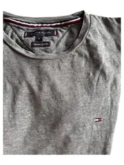 Vorschaubild 2 von Herren T-Shirt Grau Gr. M Casual Baumwolle