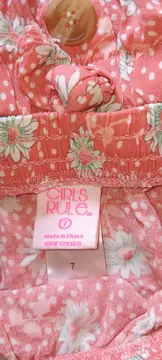 Vorschaubild 4 von Girls Rule Mädchen Sommerkleid Set Gr. 134 Rosa Blumen Top Rock