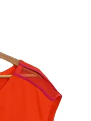 Vorschaubild 2 von Damen Freizeitkleid Gr. 4 Orange Casual Midikleid