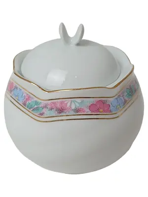 FREIBERGER PORZELLAN Zuckerdose