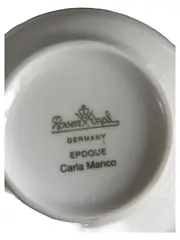 Vorschaubild 3 von Epoque Carla Manco Tasse Untertasse Herz Porzellan Mehrfarbig 9cm